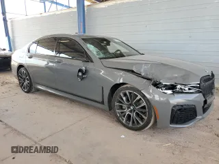 2020 BMW 7 Series 740i xDrive с VIN WBA7T4C07LGF97250, выставлен на аукционе Copart как лот 57860665 с пробегом 75 801 миль миль и Списание • Salvage title. История ставок и продаж доступна на DreamBid. Изображение 4.