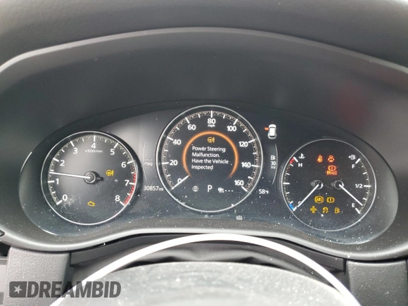 2023 Mazda CX-50 S Select with VIN 7MMVABAM1PN152981, listed as a Copart auction lot 46696195 with 30,857 mi miles and Salvage Title. Bid and sale history available at DreamBid. Image 9.
