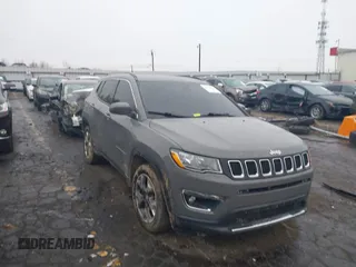 2019 Jeep Compass Limited with VIN 3C4NJCCB8KT793507, listed as a IAAI auction lot 41610732 with 114,794 mi miles. Bid and sale history available at carsss.com. Image 1.