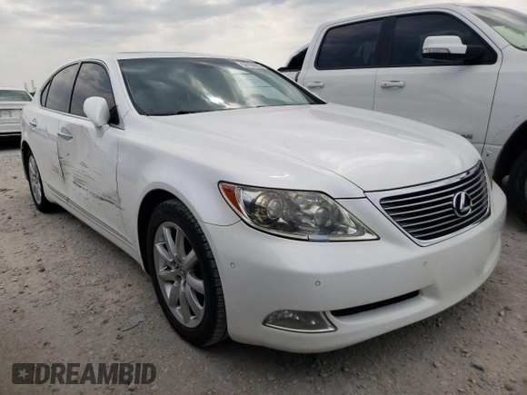 2007 Lexus LS 460 z VIN JTHBL46F175034690, wystawiony jako Copart lot #58154305 z przebiegiem 143 517 mil mil oraz Szkoda całkowita • Salvage title. Historia ofert i sprzedaży dostępna na DreamBid. Obrazek 4.
