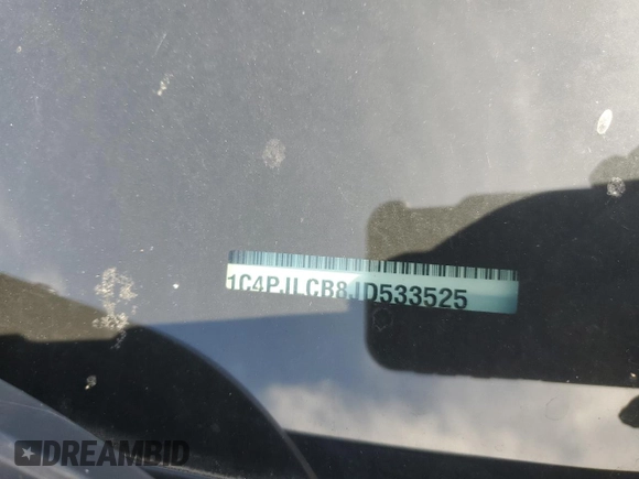 2018 Jeep Cherokee Latitude with VIN 1C4PJLCB8JD533525, listed as a Copart auction lot 60840625 with 89,011 mi miles and Salvage title. Bid and sale history available at DreamBid. Image 13.