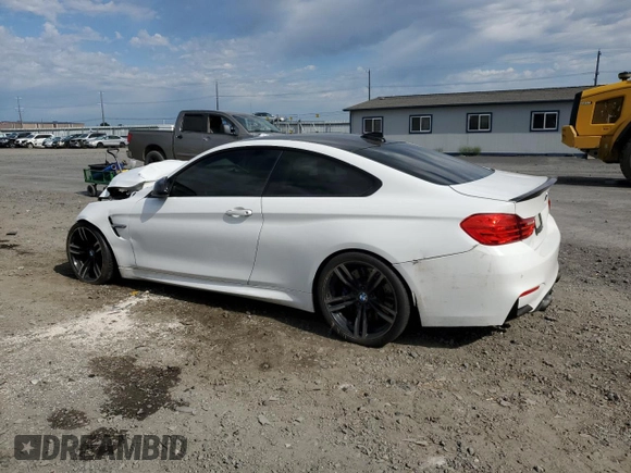 2015 BMW M4 z VIN WBS3R9C50FK334663, wystawiony jako Copart lot #59012605 z przebiegiem 69 749 mil mil oraz Szkoda całkowita • Salvage title. Historia ofert i sprzedaży dostępna na DreamBid. Obrazek 2.