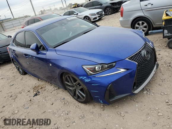 2020 Lexus IS 350 F Sport with VIN JTHGZ1B26L5036810, listed as a Copart auction lot 83224594 with 59,752 mi miles and Salvage title. Bid and sale history available at DreamBid. Image 4.