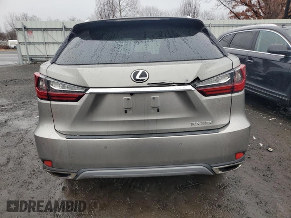 2022 Lexus RX 350 with VIN 2T2HZMDA6NC341012, listed as a Copart auction lot 48052795 with 45,241 mi miles and Salvage Title. Bid and sale history available at DreamBid. Image 6.