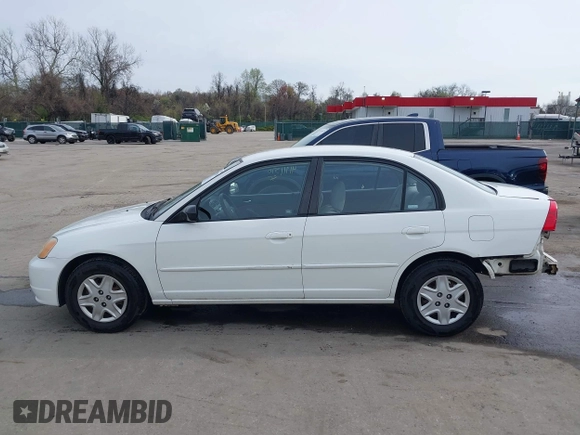 2003 Honda Civic LX with VIN 1HGES16593L032331, listed as a IAAI auction lot 41911396 with 83,778 mi miles. Bid and sale history available at carsss.com. Image 15.