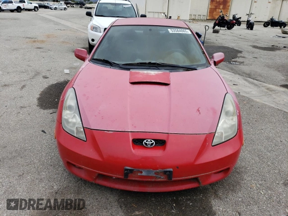 2001 Toyota Celica GT with VIN JTDDR32T210087708, listed as a Copart auction lot 53584065 with 192,261 mi miles and Clean title. Bid and sale history available at DreamBid. Image 5.