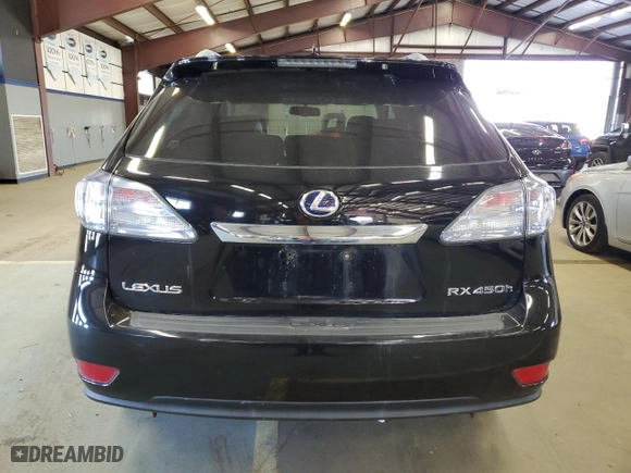 2010 Lexus RX 450h with VIN JTJBC1BA7A2022415, listed as a Copart auction lot 52786095 with 190,066 mi miles and Clean Title. Bid and sale history available at carsss.com. Image 6.