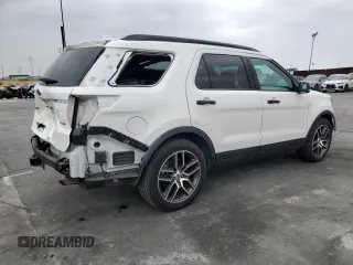 2016 Ford Explorer Sport with VIN 1FM5K8GT7GGD28317, listed as a Copart auction lot 55610145 with 156,532 mi miles and Salvage Title. Bid and sale history available at DreamBid. Image 3.