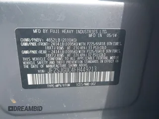 2015 Subaru Forester XT Touring z VIN JF2SJGUC4FH449213, wystawiony jako IAAI lot #42128074 z przebiegiem 112 373 mil mil oraz . Historia ofert i sprzedaży dostępna na DreamBid. Obrazek 9.