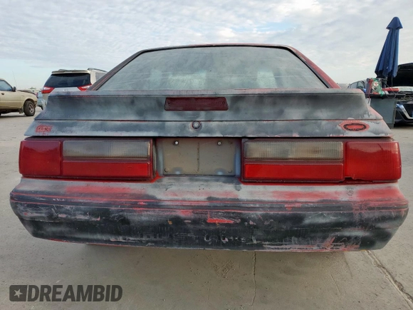 1992 Ford Mustang with VIN 1FACP41M7NF147556, listed as a Copart auction lot 62507715 with 19,195 mi miles and Clean title. Bid and sale history available at DreamBid. Image 7.