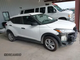 2021 Nissan Kicks S with VIN 3N1CP5BV4ML510992, listed as a IAAI auction lot 41907512 with 59,380 mi miles and . Bid and sale history available at DreamBid. Image 12.