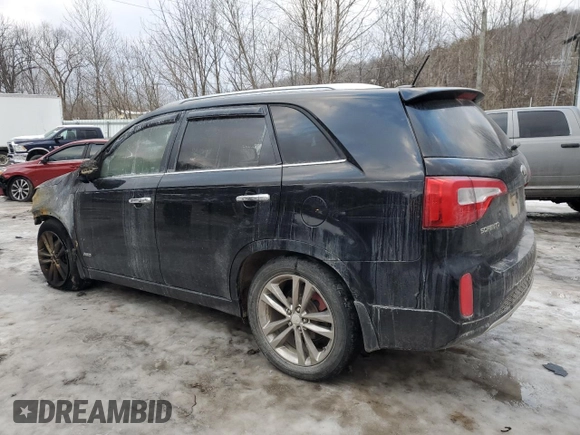 2014 Kia Sorento SX with VIN 5XYKWDA7XEG460312, listed as a Copart auction lot 88486615 with 0 mi miles and Salvage Title. Bid and sale history available at carsss.com. Image 2.
