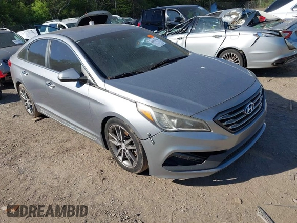2015 Hyundai Sonata Sport z VIN 5NPE34AB4FH205255, wystawiony jako IAAI lot #42054966 z przebiegiem 201 526 mil mil oraz . Historia ofert i sprzedaży dostępna na DreamBid. Obrazek 1.