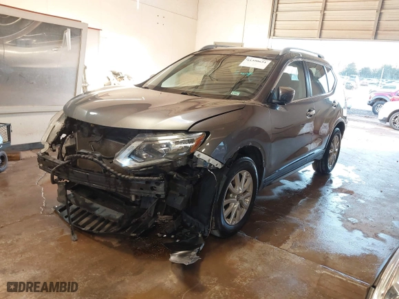 2017 Nissan Rogue SL with VIN 5N1AT2MT5HC825730, listed as a IAAI auction lot 41390651 with 131,723 mi miles. Bid and sale history available at carsss.com. Image 2.