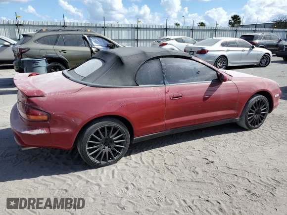 1998 Toyota Celica GT z VIN JT5FG02T5W0048269, wystawiony jako Copart lot #76887854 z przebiegiem 147 694 mil mil oraz Szkoda całkowita • Salvage title. Historia ofert i sprzedaży dostępna na DreamBid. Obrazek 3.