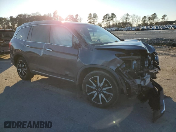 2020 Honda Pilot Touring 8-Passenger with VIN 5FNYF5H98LB007964, listed as a Copart auction lot 88583315 with 83,786 mi miles and Salvage Title. Bid and sale history available at DreamBid. Image 4.