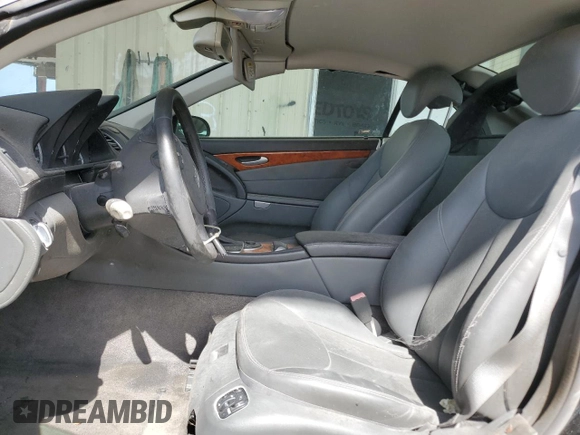 2005 Mercedes-Benz SL 500 with VIN WDBSK75F95F100237, listed as a Copart auction lot 56433255 with Not Provided miles and Salvage Title. Bid and sale history available at DreamBid. Image 7.