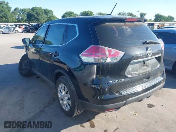 2016 Nissan Rogue SV with VIN KNMAT2MT0GP617296, listed as a IAAI auction lot 41972089 with 189,579 mi miles. Bid and sale history available at carsss.com. Image 3.