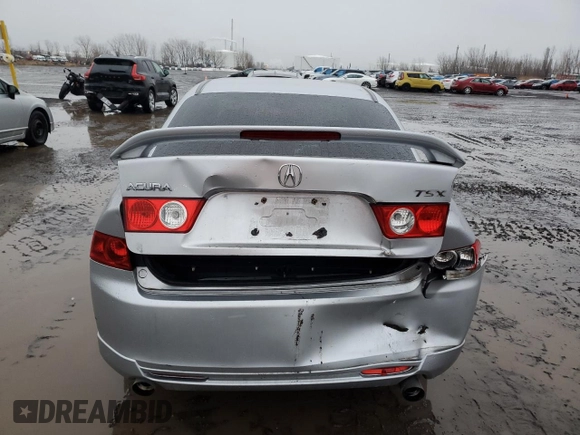 2004 Acura TSX with VIN JH4CL95874C800319, listed as a Copart auction lot 85513254 with 216,426 mi miles and Salvage title. Bid and sale history available at DreamBid. Image 6.