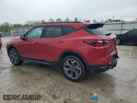 2022 Chevrolet Blazer RS with VIN 3GNKBKRS0NS125686, listed as a Copart auction lot 56734415 with 46,224 mi miles and Salvage title. Bid and sale history available at DreamBid. Image 2.