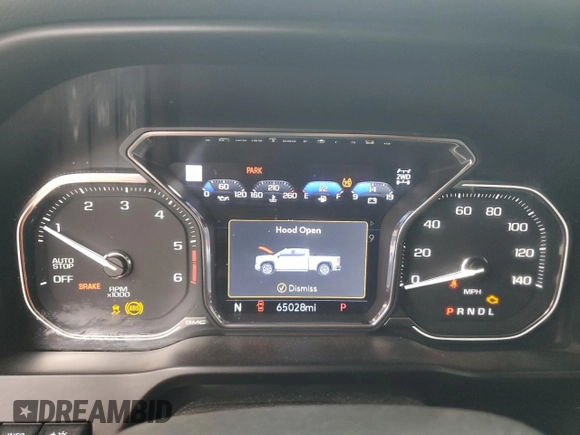2020 GMC Sierra 1500 Denali z VIN 3GTU9FET7LG441170, wystawiony jako Copart lot #77635974 z przebiegiem 65 028 mil mil oraz Czysty tytuł • Clean title. Historia ofert i sprzedaży dostępna na DreamBid. Obrazek 9.