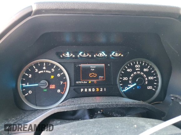 2016 Ford F-150 XLT with VIN 1FTEX1E82GKD70578, listed as a Copart auction lot 57505305 with 27,074 mi miles and Salvage title. Bid and sale history available at DreamBid. Image 9.