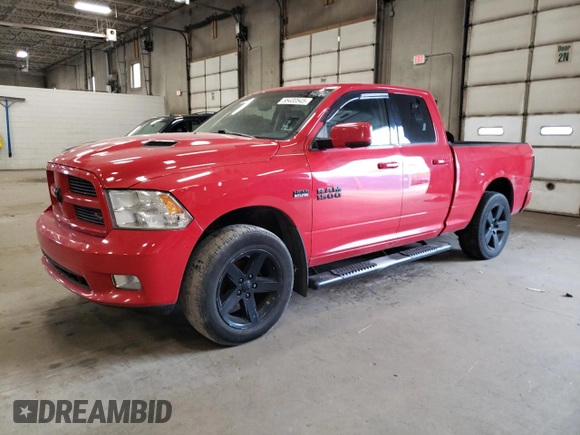 2012 Ram 1500 Sport with VIN 1C6RD7HT5CS215778, listed as a Copart auction lot 55400545 with 246,956 mi miles and Clean title. Bid and sale history available at DreamBid. Image 1.