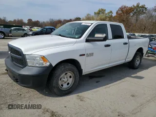 2018 Ram 1500 Tradesman with VIN 1C6RR7SM1JS354113, listed as a Copart auction lot 77284014 with 106,488 mi miles and Clean title. Bid and sale history available at DreamBid. Image 1.