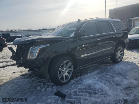 2017 Cadillac Escalade Premium Luxury with VIN 1GYS3CKJ5HR150789, listed as a Copart auction lot 87924105 with 170,933 mi miles and Salvage Title. Bid and sale history available at carsss.com. Image 1.