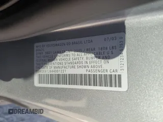 2004 Volkswagen GTI 1.8T с VIN 9BWDE61J644001221, выставлен на аукционе Copart как лот 77111844 с пробегом 187 975 миль миль и Списание • Salvage title. История ставок и продаж доступна на DreamBid. Изображение 13.