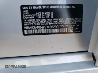 2023 BMW 2 Series 228i with VIN WBA53AK04P7M66299, listed as a Copart auction lot 81856304 with 7,037 mi miles and Salvage Title. Bid and sale history available at carsss.com. Image 14.