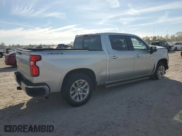 2021 Chevrolet Silverado 1500 LTZ with VIN 1GCUYGED1MZ429423, listed as a Copart auction lot 83091894 with 62,322 mi miles and Clean Title. Bid and sale history available at DreamBid. Image 3.