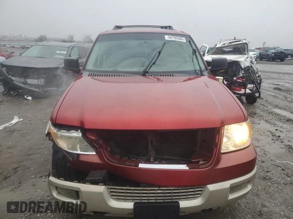 2005 Ford Expedition Eddie Bauer z VIN 1FMFU18525LA27433, wystawiony jako Copart lot #44785565 z przebiegiem 226 510 mil mil oraz Szkoda całkowita • Salvage title. Historia ofert i sprzedaży dostępna na DreamBid. Obrazek 5.