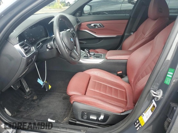2022 BMW 3 Series M340i xDrive with VIN WBA5U9C07NFM06921, listed as a Copart auction lot 64725683 with 16,994 mi miles and . Bid and sale history available at DreamBid. Image 7.