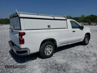 2020 Chevrolet Silverado 1500 Work Truck with VIN 3GCNWAEF8LG122810, listed as a Copart auction lot 52335935 with 99,971 mi miles and Clean Title. Bid and sale history available at carsss.com. Image 3.