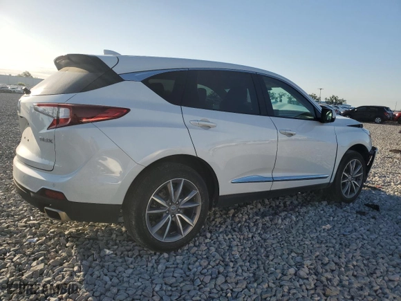 2022 Acura RDX w/Technology Package with VIN 5J8TC1H53NL002195, listed as a Copart auction lot 49101185 with 0 mi miles and Salvage Title. Bid and sale history available at carsss.com. Image 3.