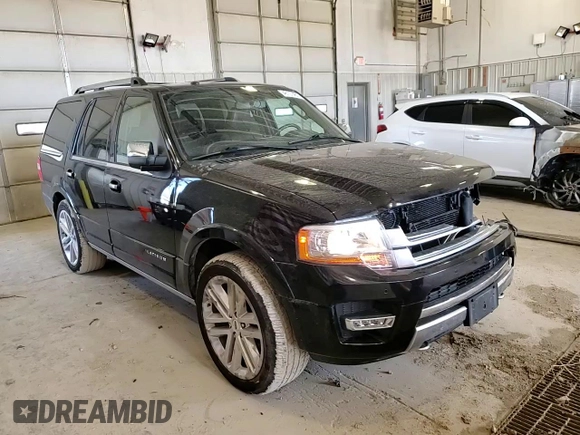 2016 Ford Expedition Platinum with VIN 1FMJU1MT2GEF22723, listed as a Copart auction lot 48107465 with 99,877 mi miles and Salvage title. Bid and sale history available at DreamBid. Image 15.