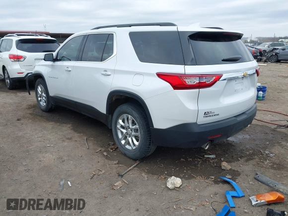 2019 Chevrolet Traverse LT Cloth with VIN 1GNERGKW8KJ106481, listed as a IAAI auction lot 41705659 with 51,119 mi miles. Bid and sale history available at carsss.com. Image 3.