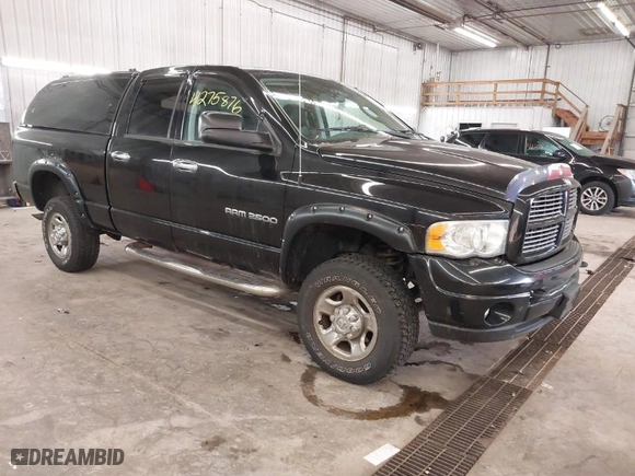 2003 Dodge Ram 2500 ST with VIN 3D7KU28D23G842666, listed as a IAAI auction lot 41275876 with 248,825 mi miles. Bid and sale history available at carsss.com. Image 1.