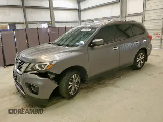 2019 Nissan Pathfinder S with VIN 5N1DR2MN5KC635687, listed as a Copart auction lot 58867525 with 103,699 mi miles and Clean title. Bid and sale history available at DreamBid. Image 1.