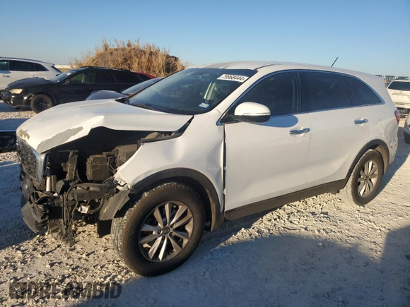 2019 Kia Sorento S z VIN 5XYPG4A51KG496600, wystawiony jako Copart lot #79968444 z przebiegiem 132 401 mil mil oraz Szkoda całkowita • Salvage title. Historia ofert i sprzedaży dostępna na DreamBid. Obrazek 1.
