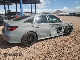 2025 Honda Civic Sport with VIN 2HGFE2F52SH537253, listed as a Copart auction lot 53373055 with 7,419 mi miles and Salvage title. Bid and sale history available at DreamBid. Image 3.
