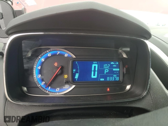 2015 Chevrolet Trax LS with VIN KL7CJKSB1FB159740, listed as a Copart auction lot 44644725 with 83,378 mi miles and Salvage Title. Bid and sale history available at carsss.com. Image 9.