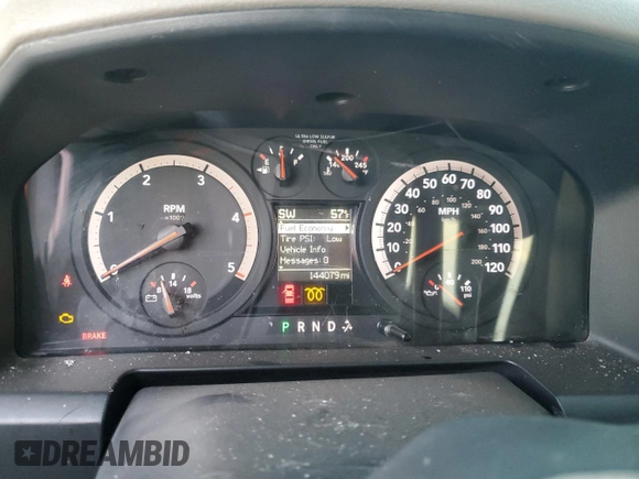 2011 Ram 2500 SLT with VIN 3D7UT2CL2BG584464, listed as a Copart auction lot 87267614 with 144,079 mi miles and Salvage Title. Bid and sale history available at carsss.com. Image 9.