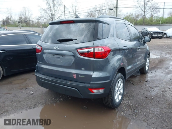 2020 Ford EcoSport SE with VIN MAJ3S2GE1LC318321, listed as a IAAI auction lot 41943183 with 72,141 mi miles. Bid and sale history available at carsss.com. Image 4.
