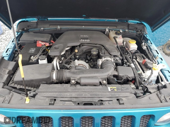 2020 Jeep Wrangler Unlimited Sport Altitude with VIN 1C4HJXDG7LW201640, listed as a Copart auction lot 52312435 with 40,311 mi miles and Salvage title. Bid and sale history available at DreamBid. Image 11.