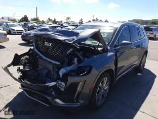 2020 Cadillac XT6 FWD Premium Luxury with VIN 1GYKPERS0LZ126231, listed as a Copart auction lot 60293642 with 43,187 mi miles. Bid and sale history available at carsss.com. Image 2.