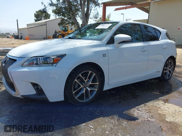 2015 Lexus CT 200h Hybrid with VIN JTHKD5BH1F2223320, listed as a IAAI auction lot 42087493 with 132,577 mi miles. Bid and sale history available at carsss.com. Image 21.
