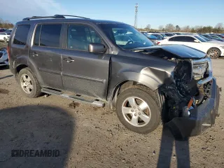 2011 Honda Pilot EX-L with VIN 5FNYF4H69BB031608, listed as a Copart auction lot 50137805 with 266,621 mi miles and Salvage Title. Bid and sale history available at carsss.com. Image 4.