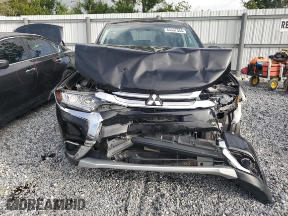 2018 Mitsubishi Outlander ES with VIN JA4AD2A34JZ006680, listed as a Copart auction lot 59897555 with 56,709 mi miles and Salvage title. Bid and sale history available at DreamBid. Image 5.